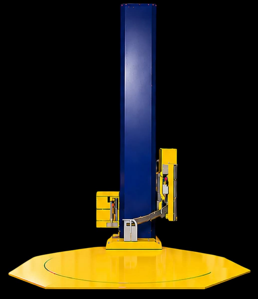 ECO-2500 automatic attach, cut and weld pallet wrapping machine